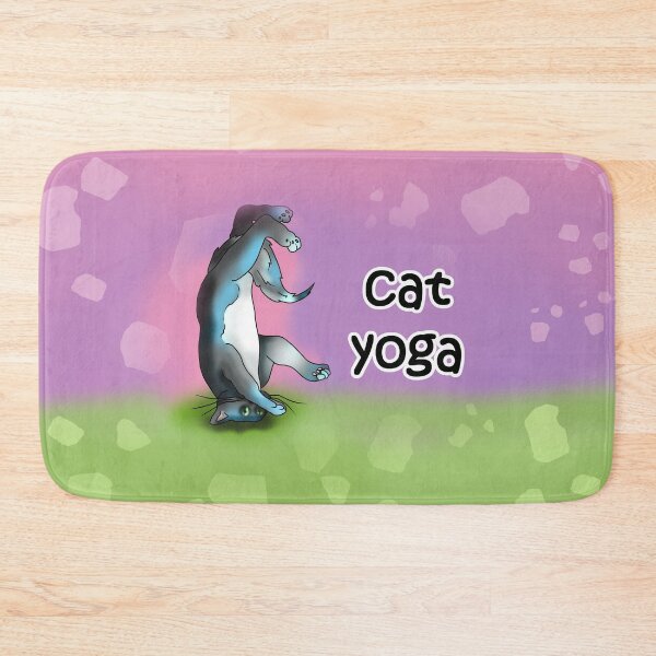 Item preview, cat yoga headstand designed and sold by BeingNow.