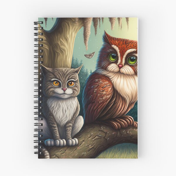 Item preview, A Cat And An Owl designed and sold by TheBaconStudio.
