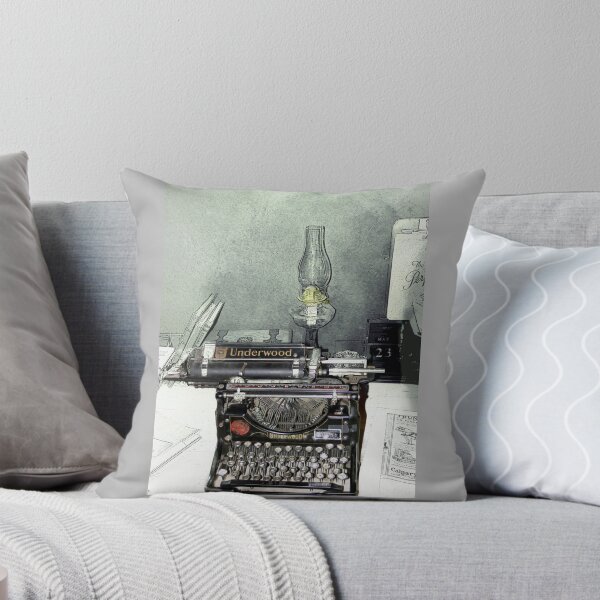 Item preview, Antique Underwood At The Bar U Ranch designed and sold by alabca.