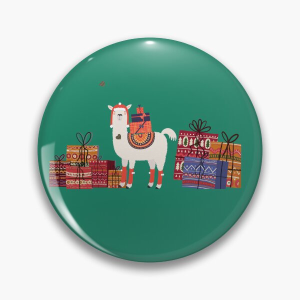 Item preview,  Llamas Love You, Kawaii Christmas Animals, Christmas Emerald Green, Vintage, Retro, Ugly Christmas, Cute Christmas, Étnico, De moda, Regalos, Regalos de Navidad designed and sold by Awearness.
