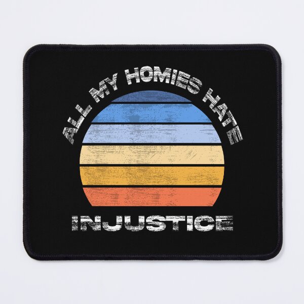 Item preview, All my homies hate injustice cool retro sunset designed and sold by Ach B.