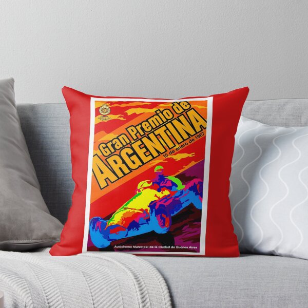 Item preview, ARGENTINA : Vintage 1967 Gran Premio Auto Racing Print designed and sold by posterbobs.