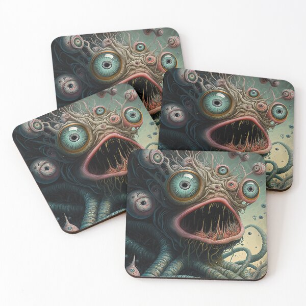Item preview, Weird unusual fantasy art design with a funny lovely monster, image oil paint style finish designed and sold by mrlongfield.