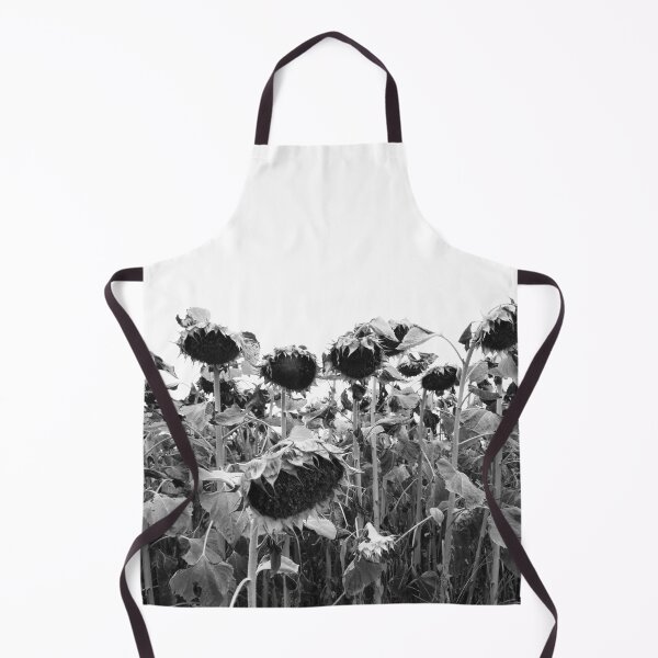 Item preview, wilting sunflowers in black and white designed and sold by Chigurena.