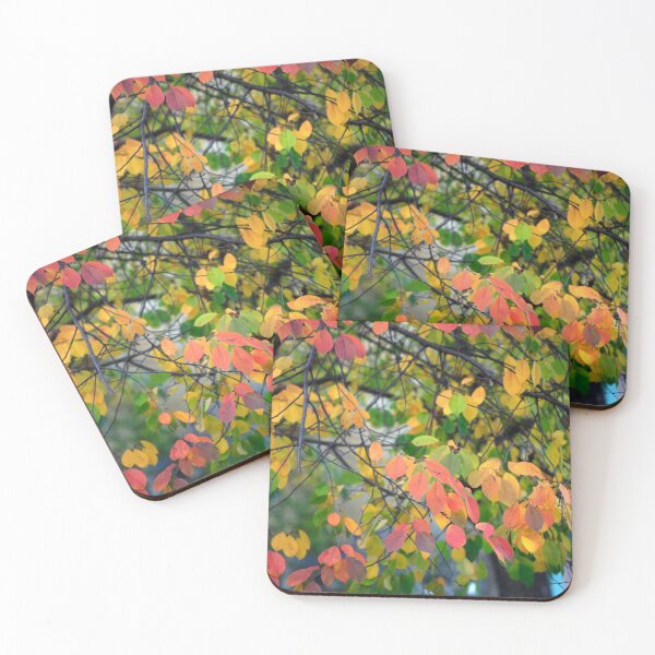 Item preview, Colorful autumn leaves on nature background designed and sold by olena2552.
