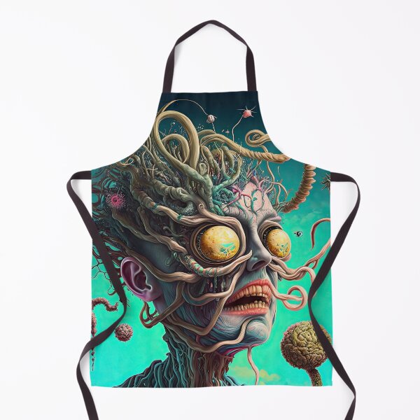 Item preview, Weird unusual fantasy art design with a funny lovely alien, image oil paint style finish designed and sold by mrlongfield.