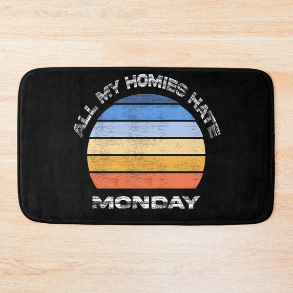 Item preview, All my homies hate monday cool retro sunset designed and sold by Ach B.