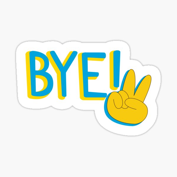 Artikel-Vorschau von Tschüss Gelbes Emoji Hand Friedenszeichen, designt und verkauft von TotalityDesigns.