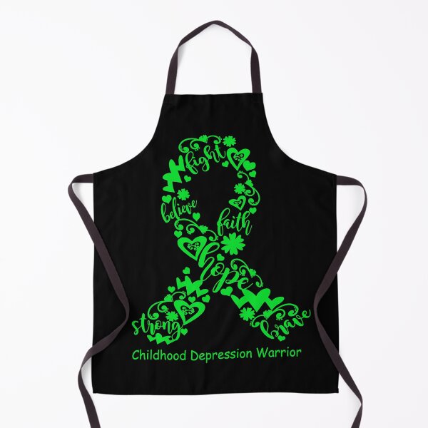 Item preview, Childhood Depression Warrior - Childhood Depression Ribbon Strong Hope Believe Fight Faith Brave designed and sold by CansellBar.