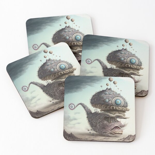 Item preview, Weird unusual fantasy art design with a funny lovely monster. designed and sold by mrlongfield.