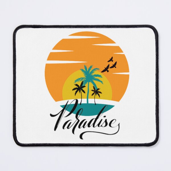 Item preview, Nature - Composition of sunset, palms, birds, sun, paradise designed and sold by MoshisooPrint.