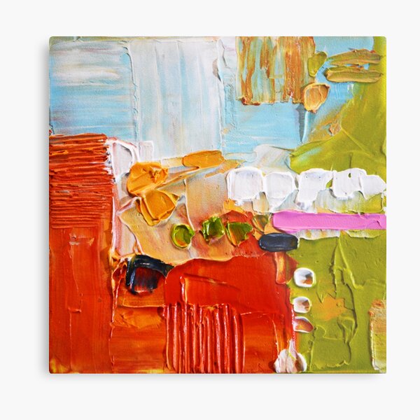 Aperçu de l'œuvre Impression d'art vert orange créée et vendue par AndradaArt.