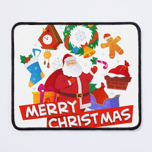 Item preview, White Red Modern Merry Christmas designed and sold by ZoeKimberley.