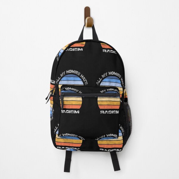 Item preview, All my homies hate racism cool retro sunset designed and sold by Ach B.