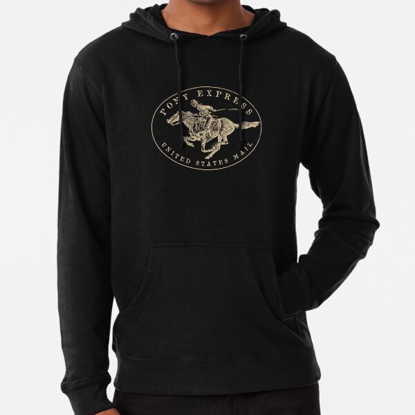 Vintage USPS Pony Express 2 by © Purkins Lightweight Hoodie