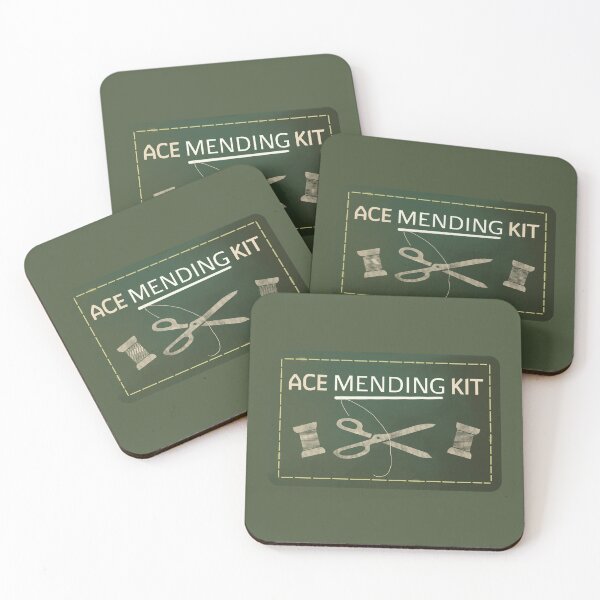 Item preview, Distressed Sewing Kit Label designed and sold by LochNestFarm.