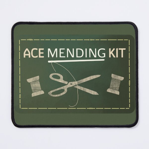 Item preview, Distressed Sewing Kit Label designed and sold by LochNestFarm.
