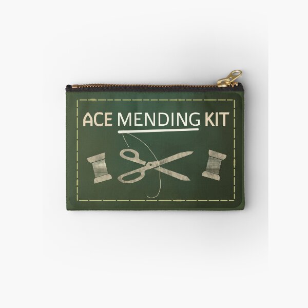 Item preview, Distressed Sewing Kit Label designed and sold by LochNestFarm.