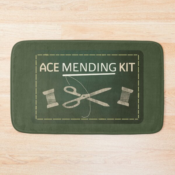 Item preview, Distressed Sewing Kit Label designed and sold by LochNestFarm.