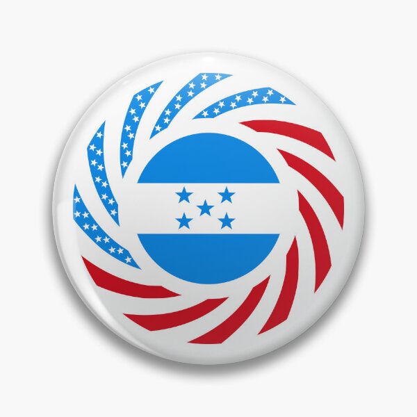 Item preview, Honduran American Multinational Patriot Flag Series designed and sold by Carbon-Fibre Media.