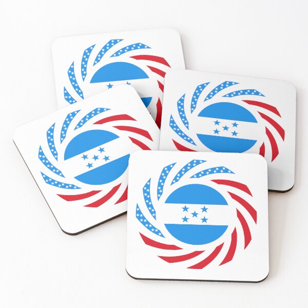 Item preview, Honduran American Multinational Patriot Flag Series designed and sold by Carbon-Fibre Media.