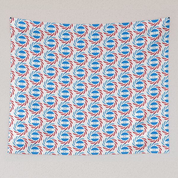Item preview, Honduran American Multinational Patriot Flag Series designed and sold by Carbon-Fibre Media.