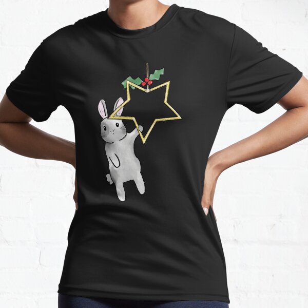Item preview, Christmas star bunny rabbit  designed and sold by Willow Grove Designs.