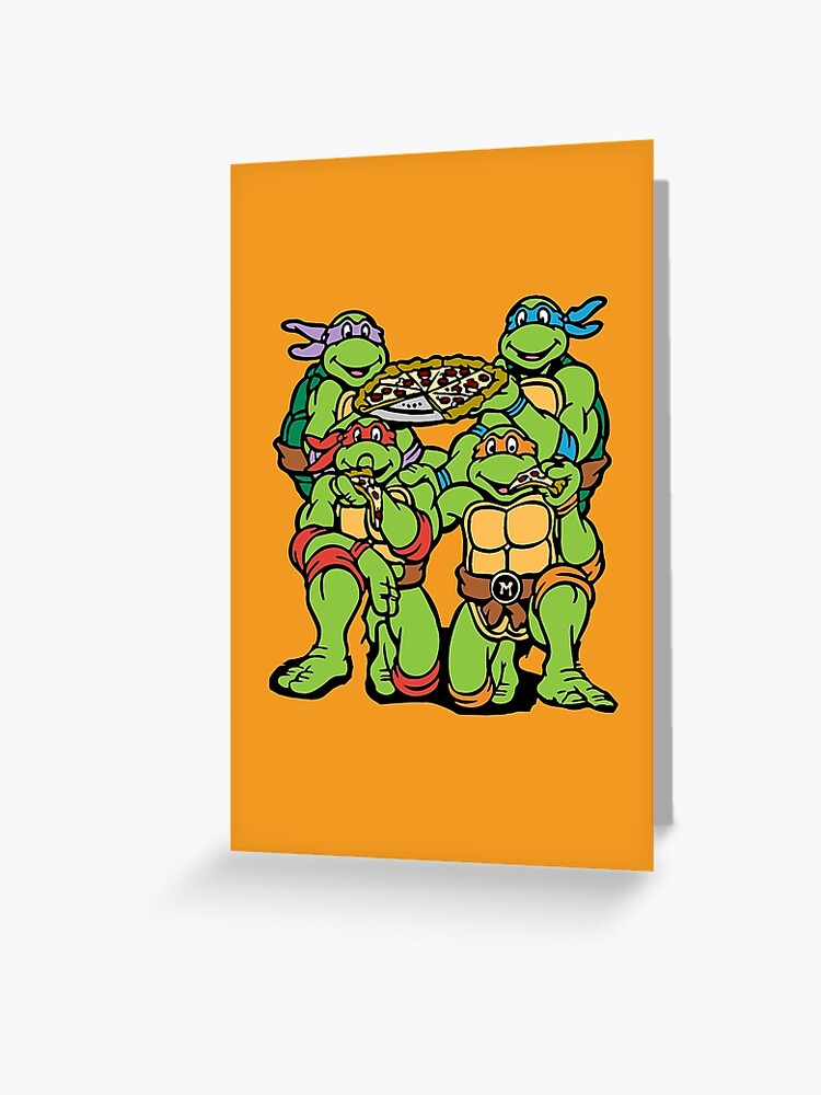 Personal Size Ninja Turtles Birthday Party Pizza Box 