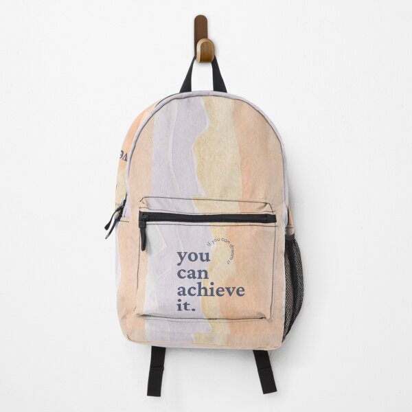 Item preview, If you can dream it, you can achieve it motivational quote design on colorful paint background designed and sold by BumbleVee ☀️.