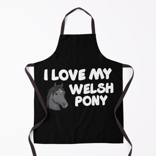 Item preview, I Love my Welsh Pony! (Black) designed and sold by theaadesigns.