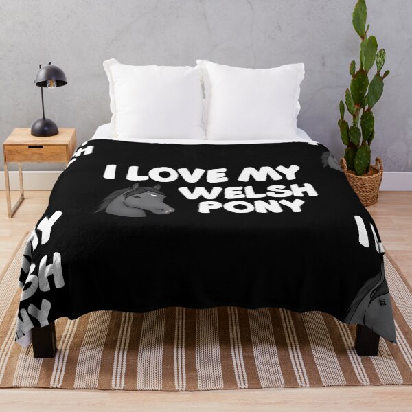 Item preview, I Love my Welsh Pony! (Black) designed and sold by theaadesigns.