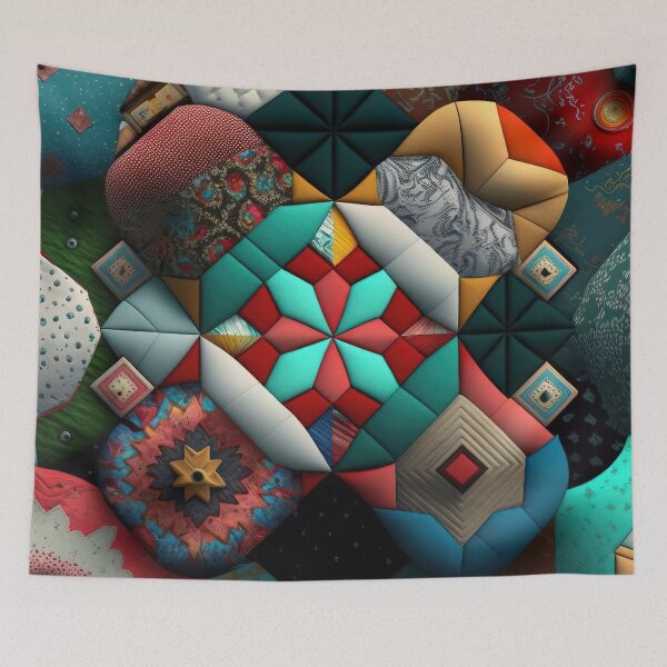 Item preview, Abstract Patchwork Pattern Eight designed and sold by Juliascutecornr.