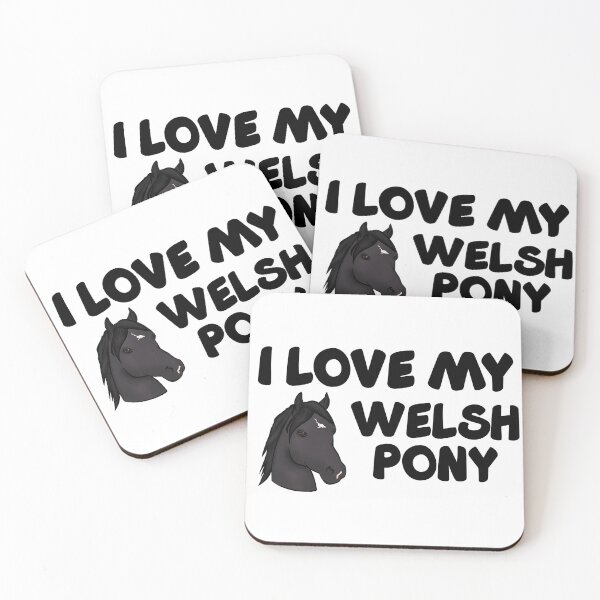 Item preview, Copy of I Love my Welsh Pony! (White) designed and sold by theaadesigns.