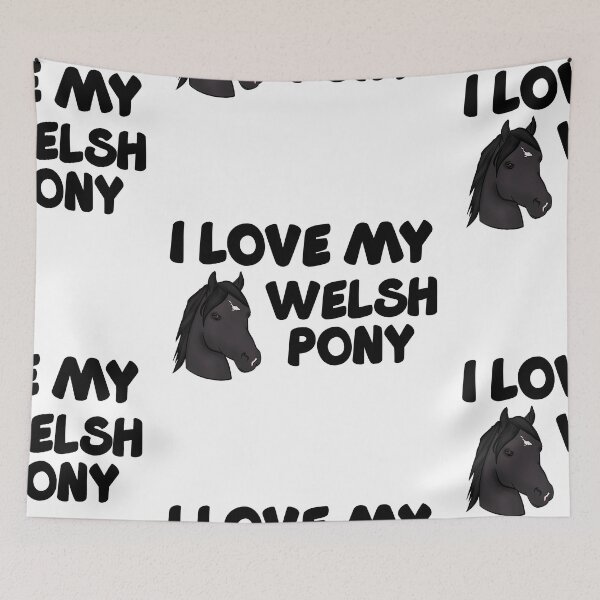 Item preview, Copy of I Love my Welsh Pony! (White) designed and sold by theaadesigns.