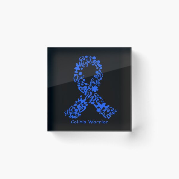 Item preview, Colitis Warrior - Colitis Ribbon Strong Hope Believe Fight Faith Brave designed and sold by CansellBar.