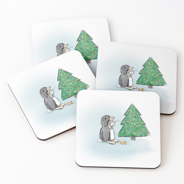 Item preview, Christmas bunny in penguin suit  designed and sold by Willow Grove Designs.