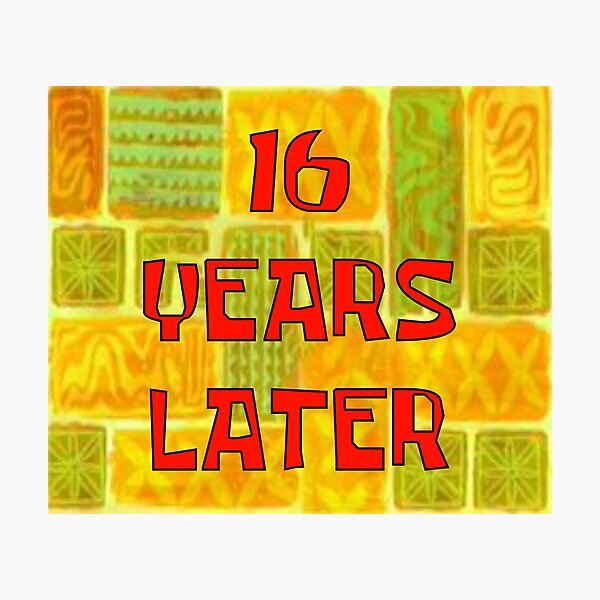 10 years later spongebob discount