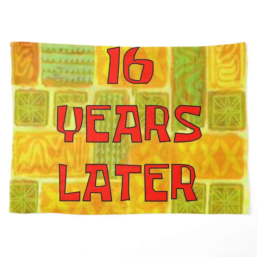 16 years Spongebob years later  Art Print for Sale by Slimo30 | Redbubble