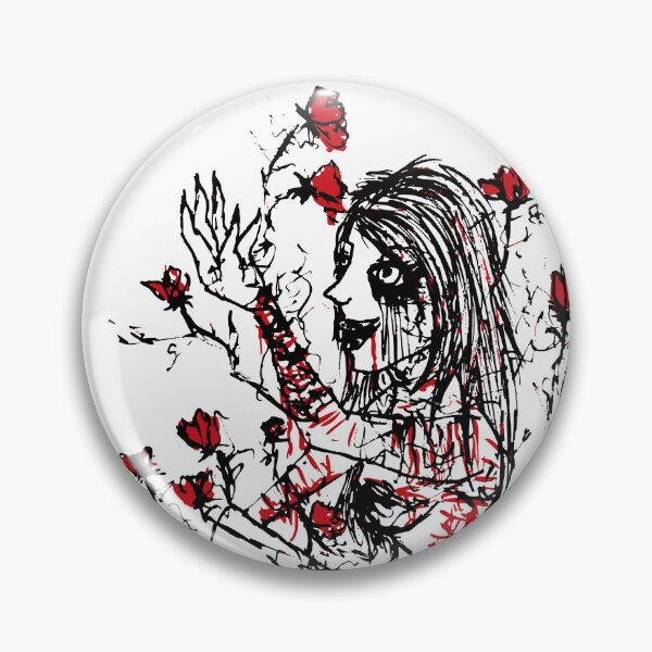 Item preview, Bloody roses horror goth edgy sad aesthetic designed and sold by Hekkoto.