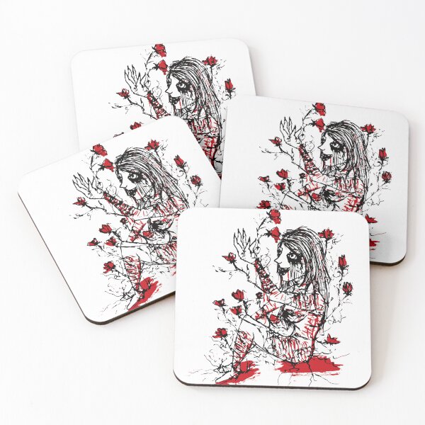 Item preview, Bloody roses horror goth edgy sad aesthetic designed and sold by Hekkoto.