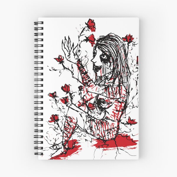 Item preview, Bloody roses horror goth edgy sad aesthetic designed and sold by Hekkoto.