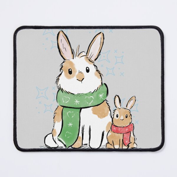 Item preview, Christmas bunny pals designed and sold by Willow Grove Designs.