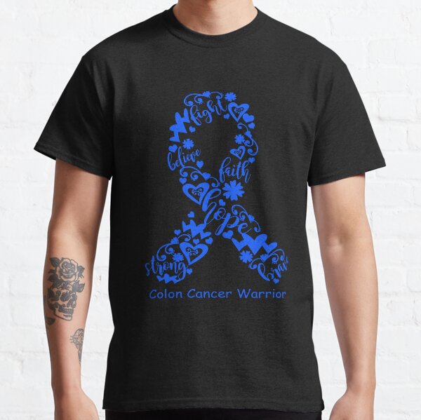 Vista previa del artículo con la obra «Guerrero contra el cáncer de colon - Cinta contra el cáncer de colon Fuerte esperanza Creer Luchar Fe Valiente», diseñado y vendido por CansellBar.
