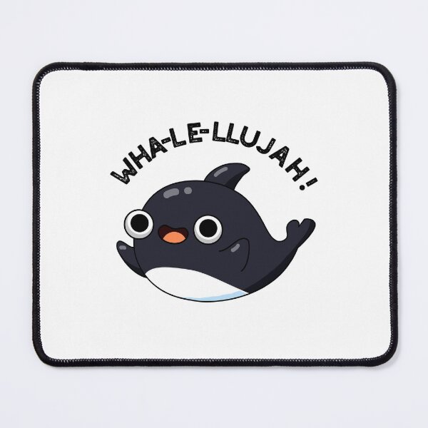 Item preview, Wha-le-llujah Funny Whale Puns  designed and sold by punnybone.