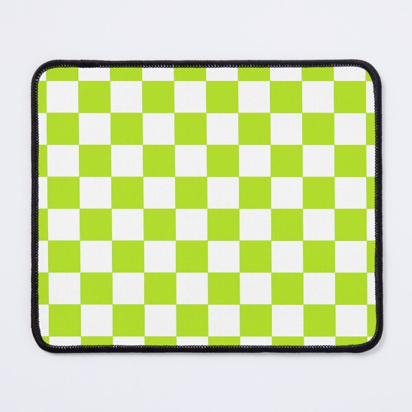 Item preview, Checkered Lime Green and White designed and sold by lornakay.