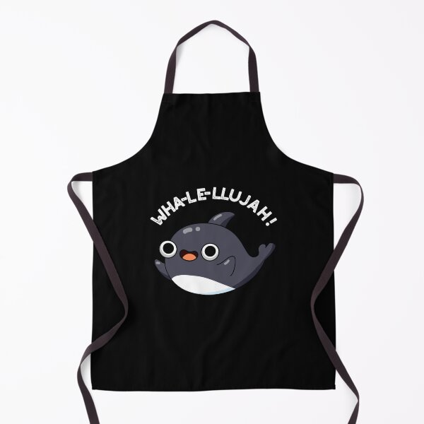 Item preview, Wha-le-llujah Funny Whale Puns (Dark BG) designed and sold by punnybone.