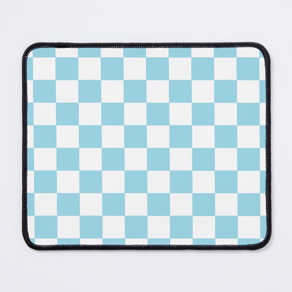 Item preview, Checkered Pastel Blue and White designed and sold by lornakay.