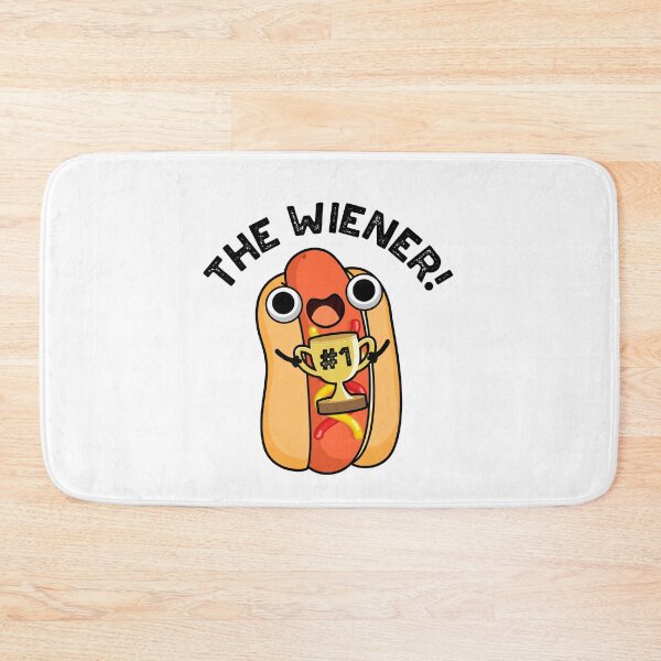Item preview, The Wiener Funny Hot Dog Puns  designed and sold by punnybone.