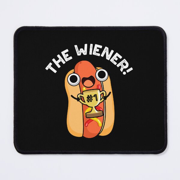 Item preview, The Wiener Funny Hot Dog Puns (Dark BG) designed and sold by punnybone.