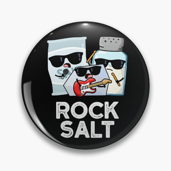 Item preview, Rock Salt Funny Condiment Puns (Dark BG) designed and sold by punnybone.